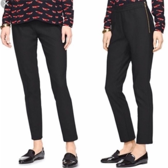 Kate Spade Blaze a Trail Stretch Black Pant Legging Size 0